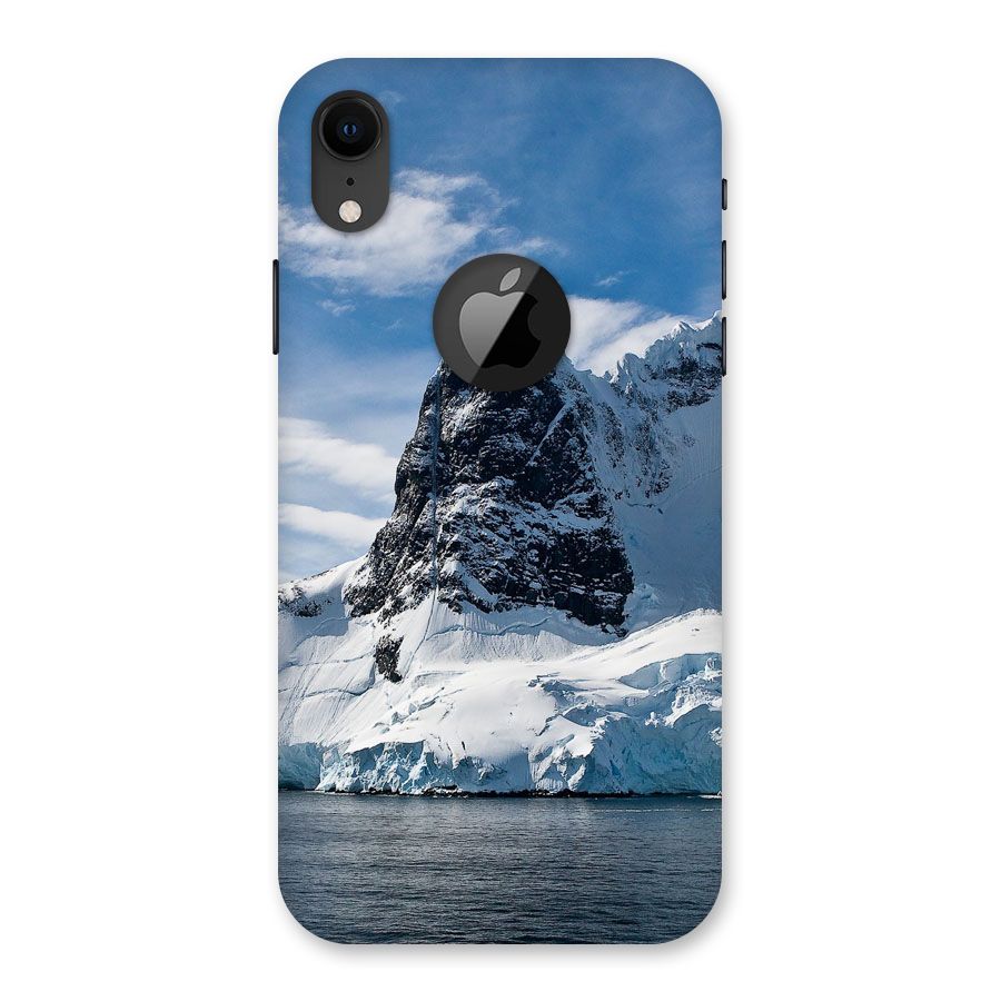 Ice Mountains Back Case for iPhone XR Logo Cut