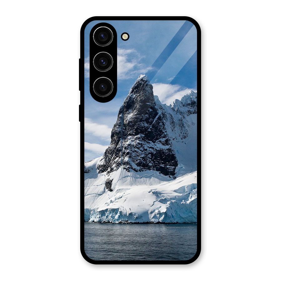 Ice Mountains Glass Back Case for Galaxy S23 Plus