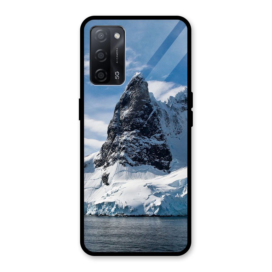 Ice Mountains Glass Back Case for Oppo A53s 5G