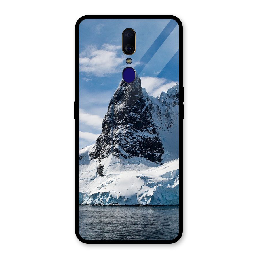 Ice Mountains Glass Back Case for Oppo F11