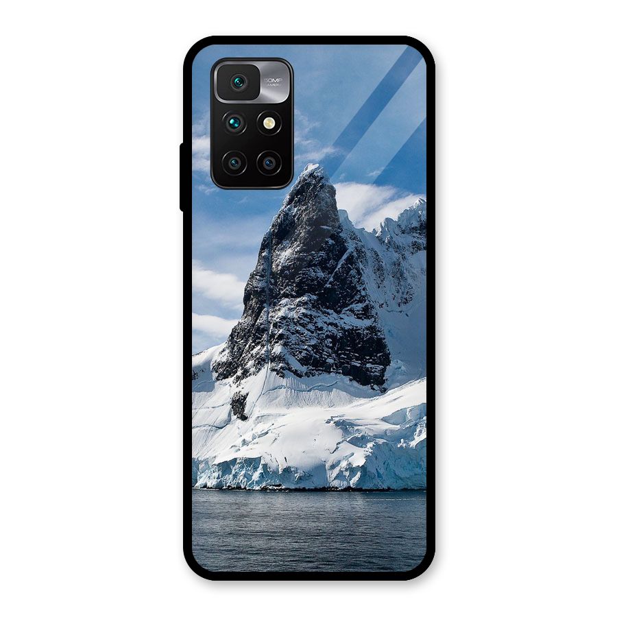 Ice Mountains Glass Back Case for Redmi 10 Prime