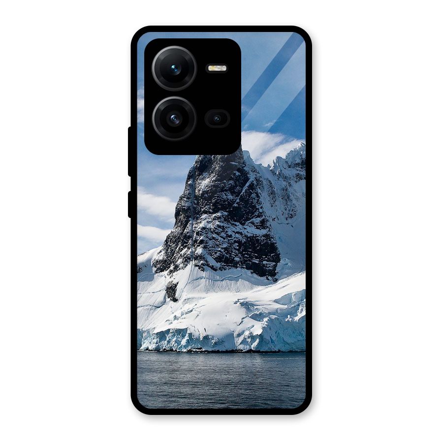 Ice Mountains Glass Back Case for Vivo V25