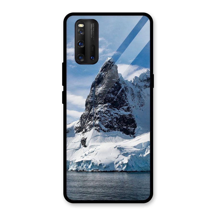 Ice Mountains Glass Back Case for Vivo iQOO 3