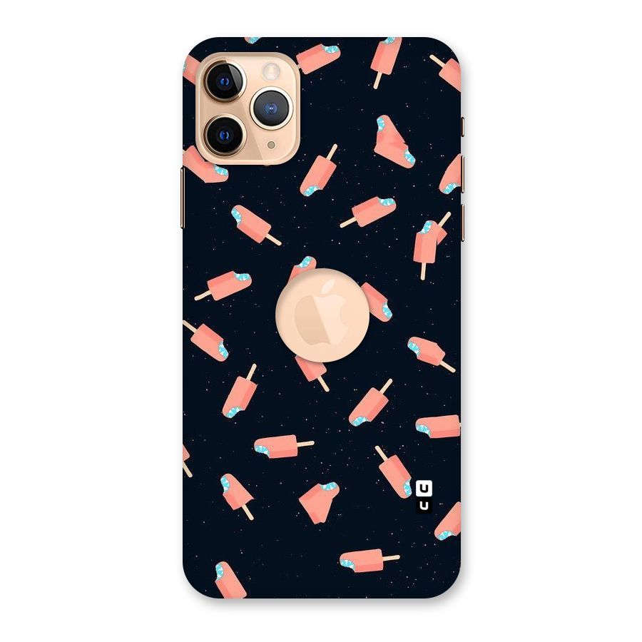 Icy Pattern Back Case for iPhone 11 Pro Max Logo Cut