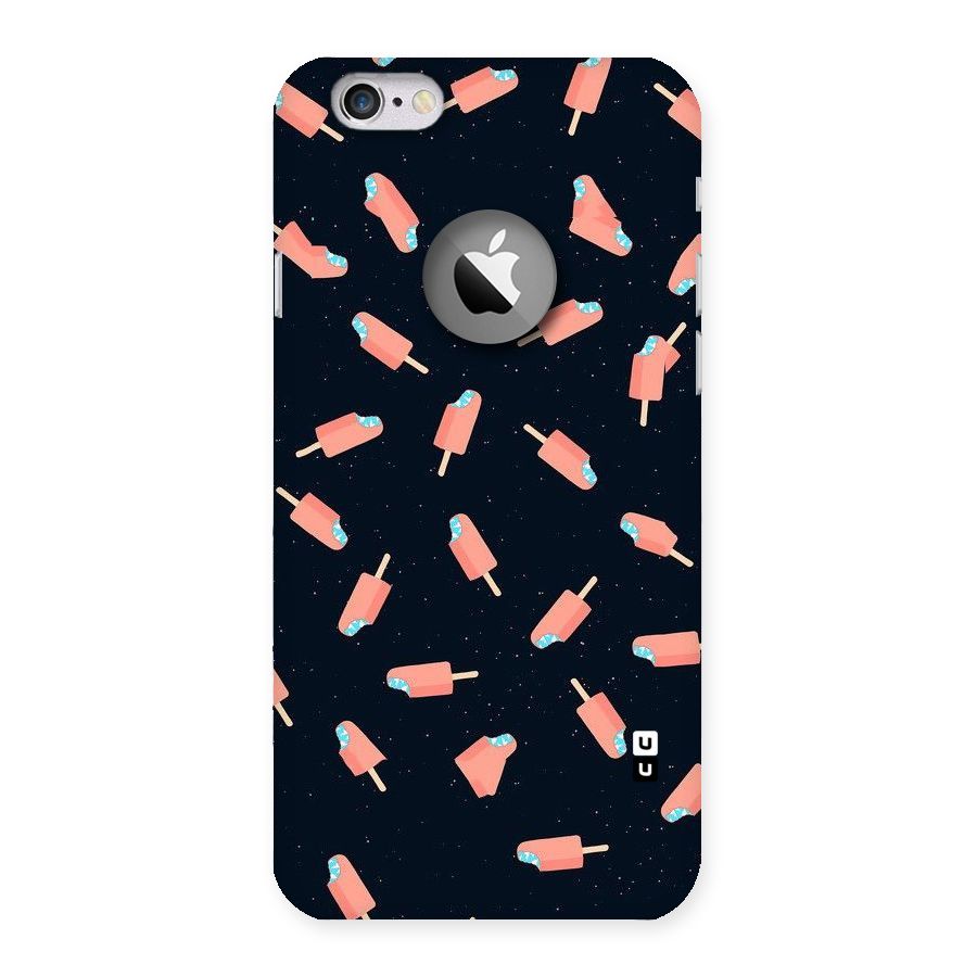Icy Pattern Back Case for iPhone 6 Logo Cut