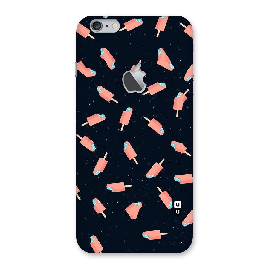 Icy Pattern Back Case for iPhone 6 Plus 6S Plus Logo Cut
