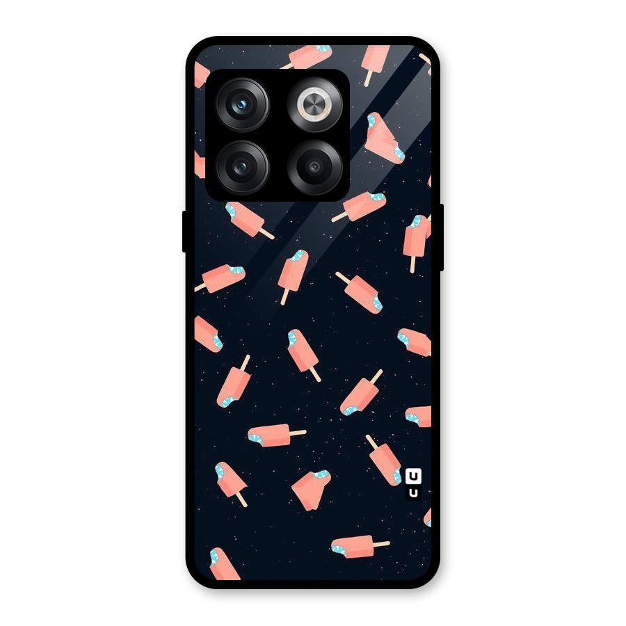 Icy Pattern Glass Back Case for OnePlus 10T