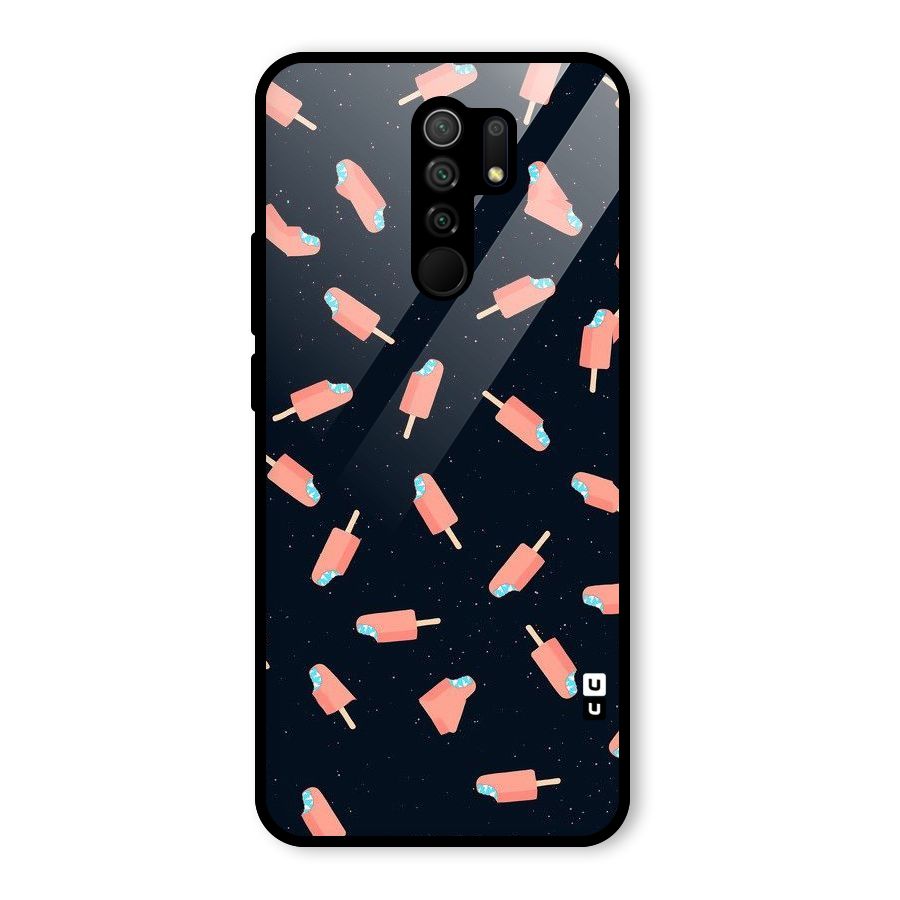 Icy Pattern Glass Back Case for Poco M2