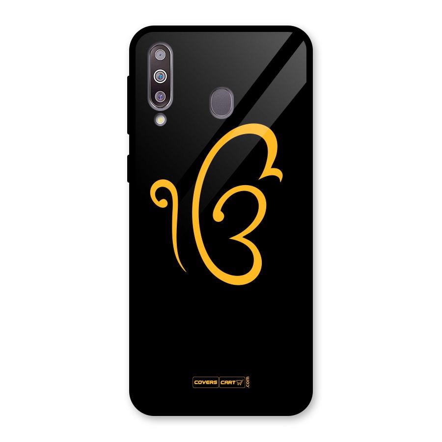 Ik Onkar Glass Back Case for Galaxy M30