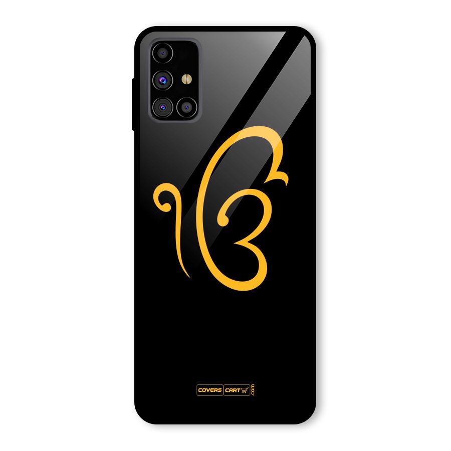 Ik Onkar Glass Back Case for Galaxy M31s