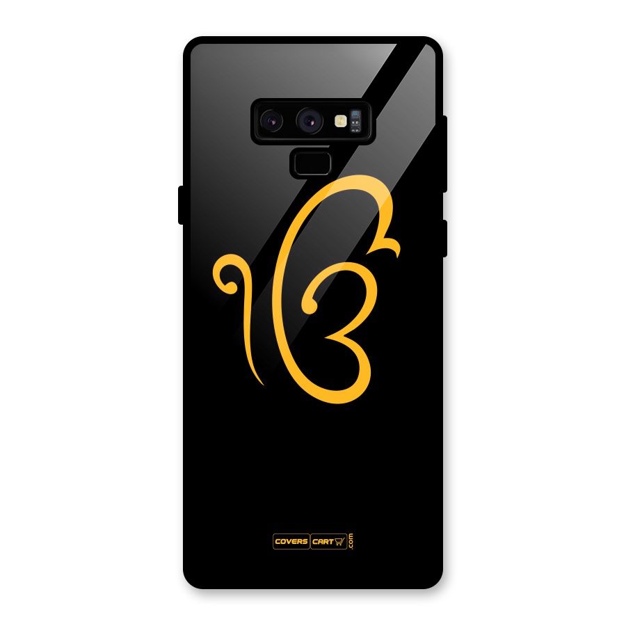 Ik Onkar Glass Back Case for Galaxy Note 9