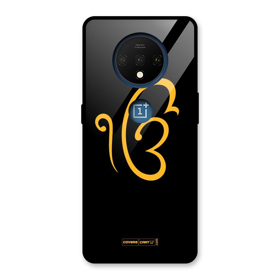 Ik Onkar Glass Back Case for OnePlus 7T