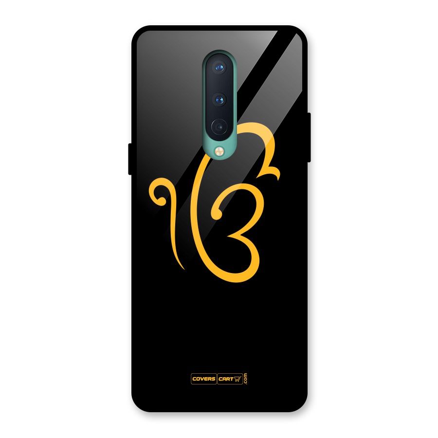 Ik Onkar Glass Back Case for OnePlus 8