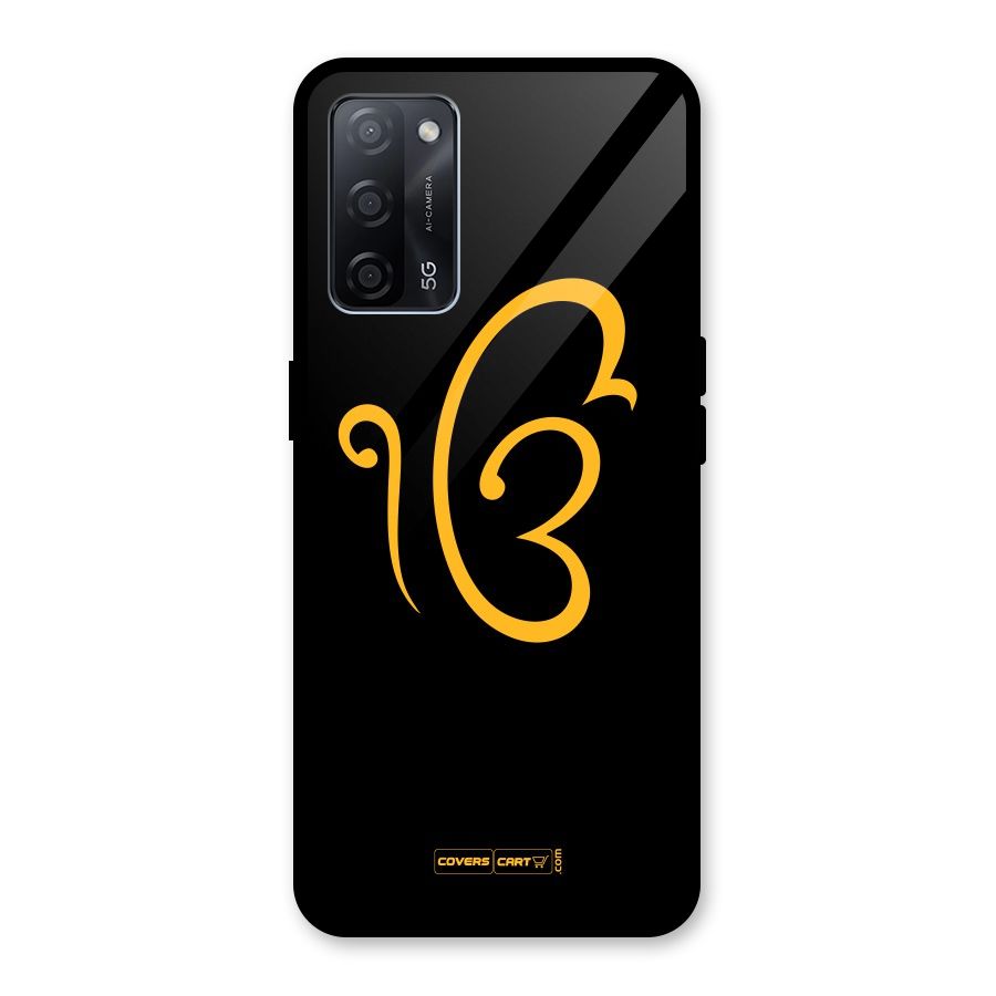 Ik Onkar Glass Back Case for Oppo A53s 5G