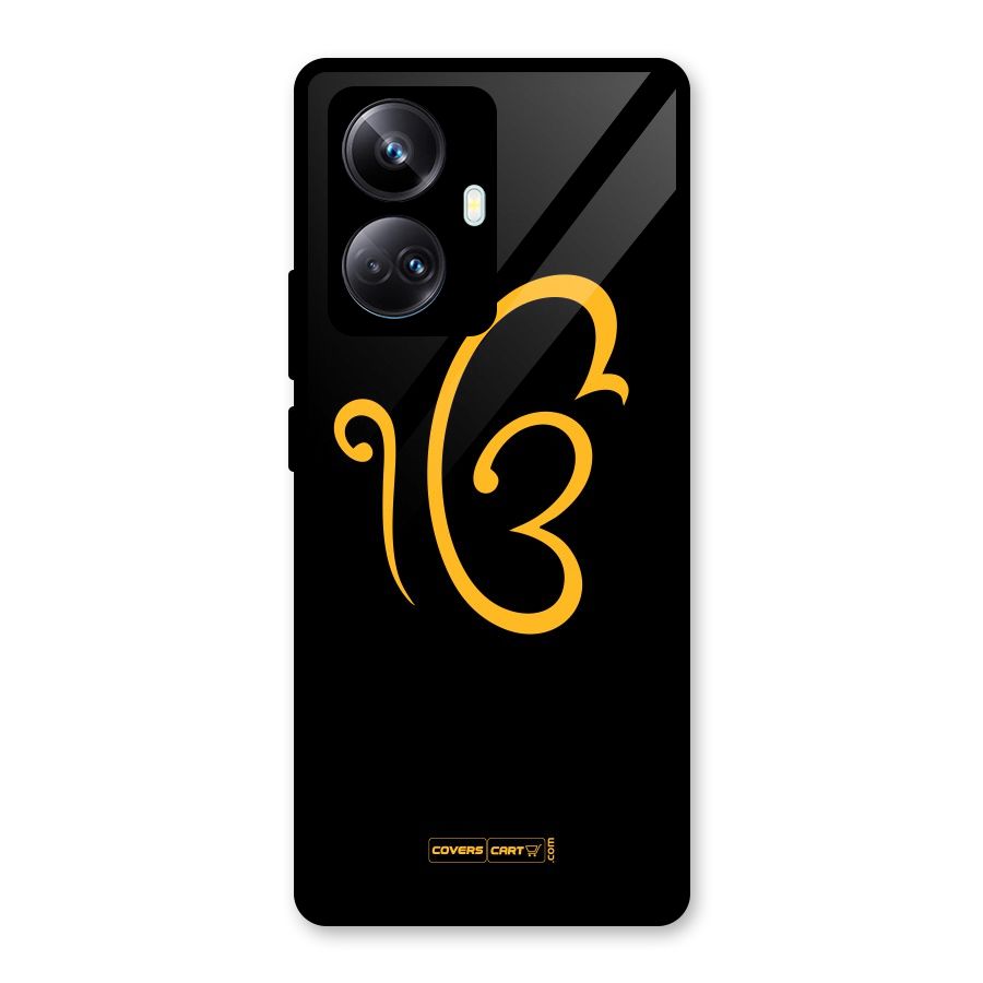 Ik Onkar Glass Back Case for Realme 10 Pro Plus