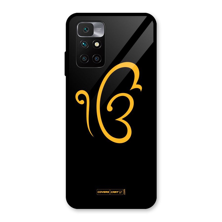 Ik Onkar Glass Back Case for Redmi 10 Prime