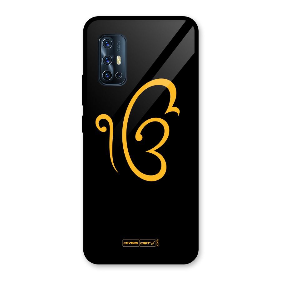 Ik Onkar Glass Back Case for Vivo V17