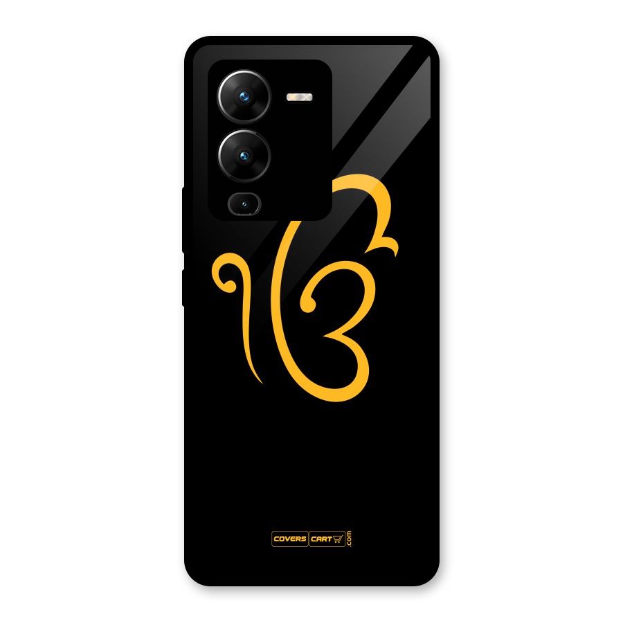 Ik Onkar Glass Back Case for Vivo V25 Pro