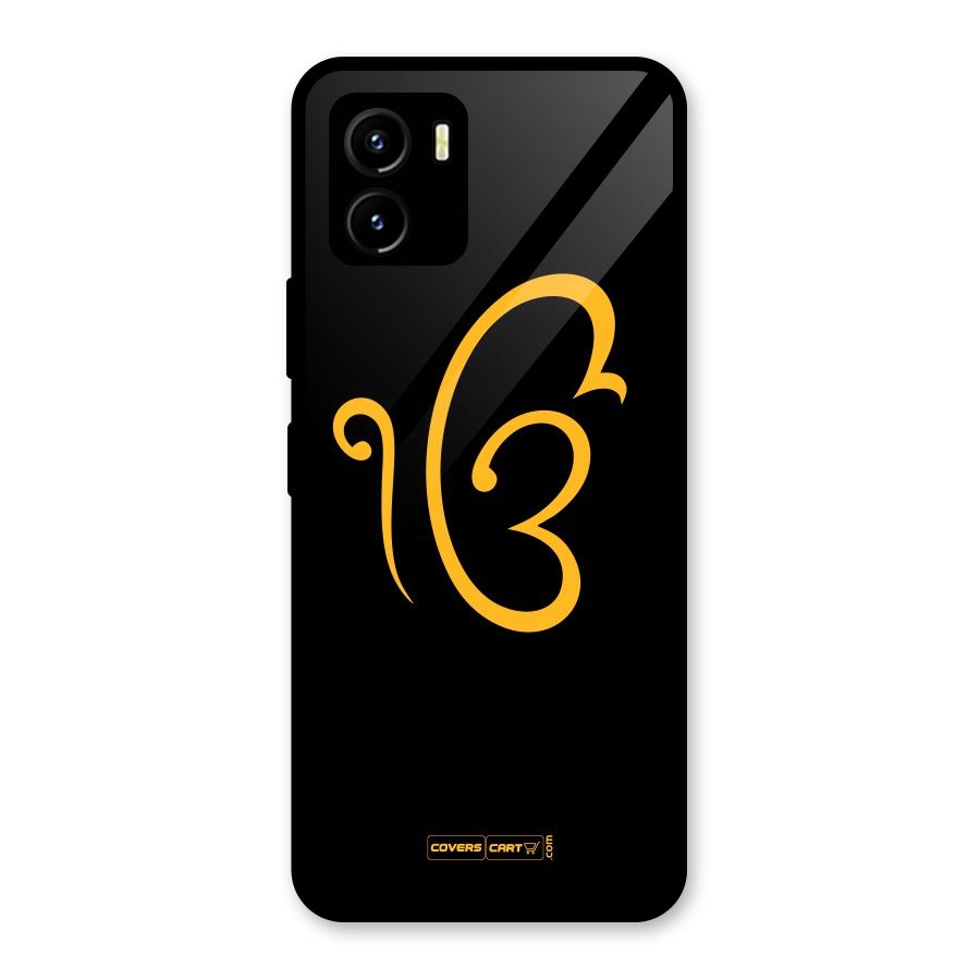 Ik Onkar Glass Back Case for Vivo Y15s