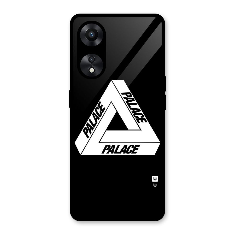 Impossible Triangle Palace Glass Back Case for Oppo A78