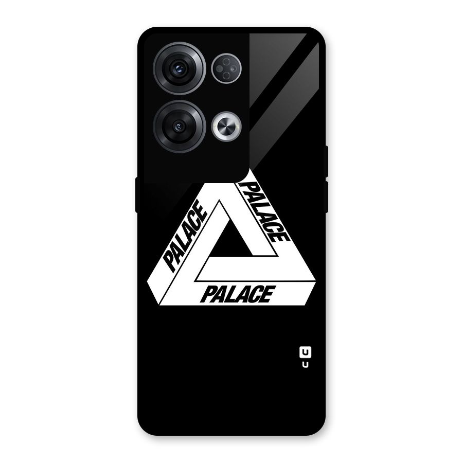 Impossible Triangle Palace Glass Back Case for Oppo Reno8 Pro 5G