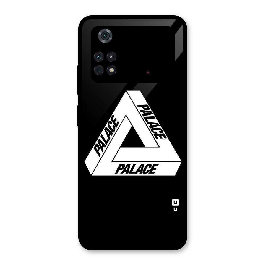 Impossible Triangle Palace Glass Back Case for Poco M4 Pro 4G