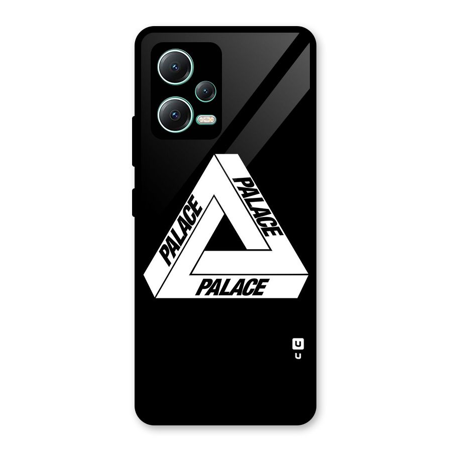Impossible Triangle Palace Glass Back Case for Redmi Note 12 5G