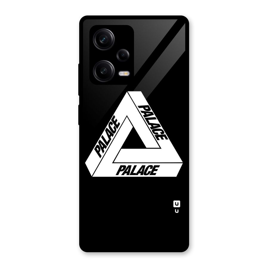 Impossible Triangle Palace Glass Back Case for Redmi Note 12 Pro