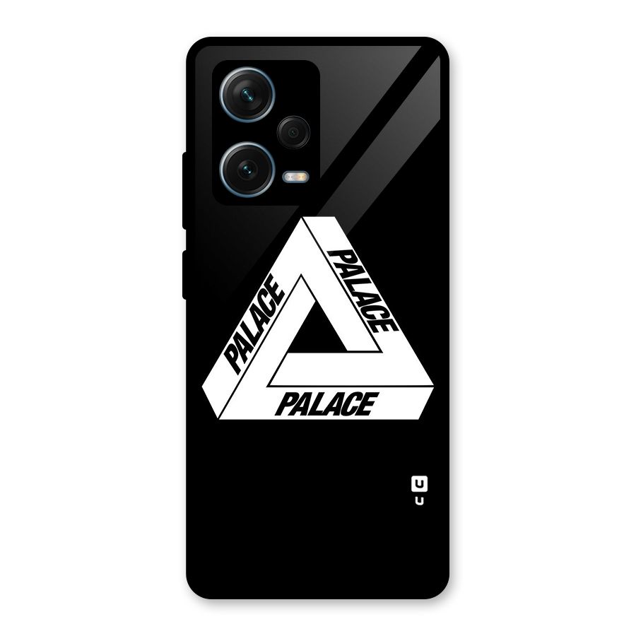 Impossible Triangle Palace Glass Back Case for Redmi Note 12 Pro Plus 5G