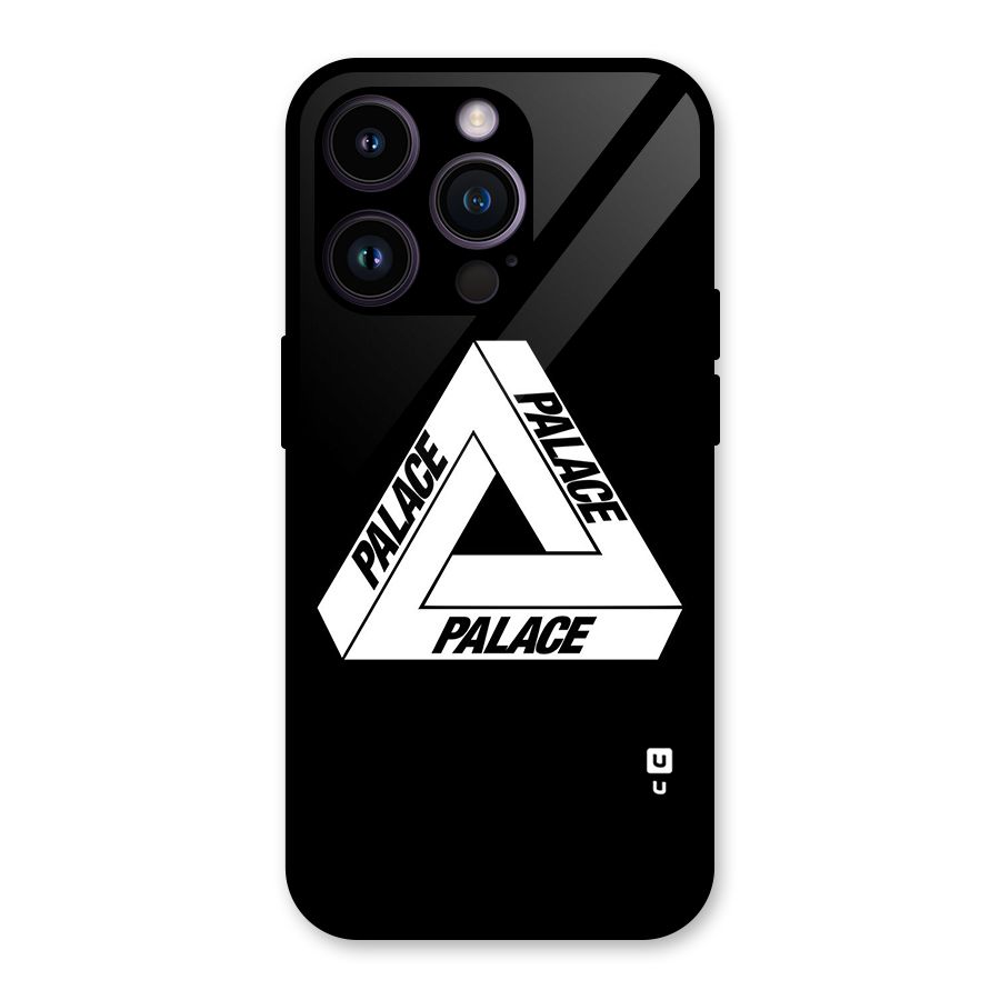 Impossible Triangle Palace Glass Back Case for iPhone 14 Pro