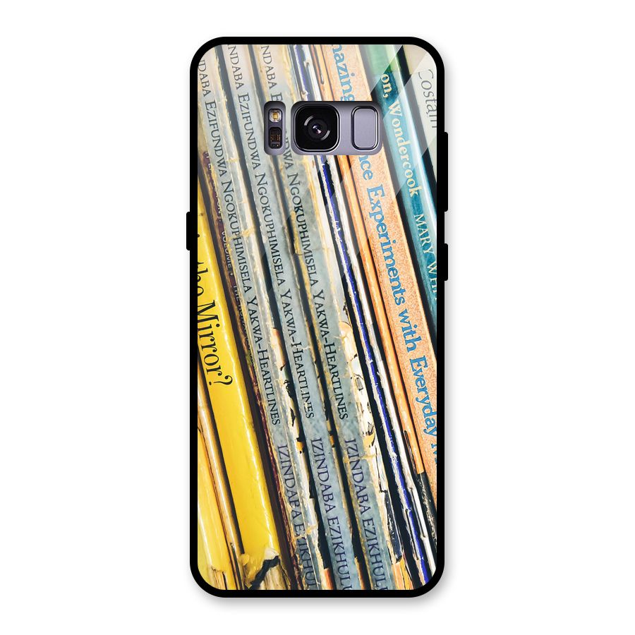 In Love with Books Glass Back Case for Galaxy S8