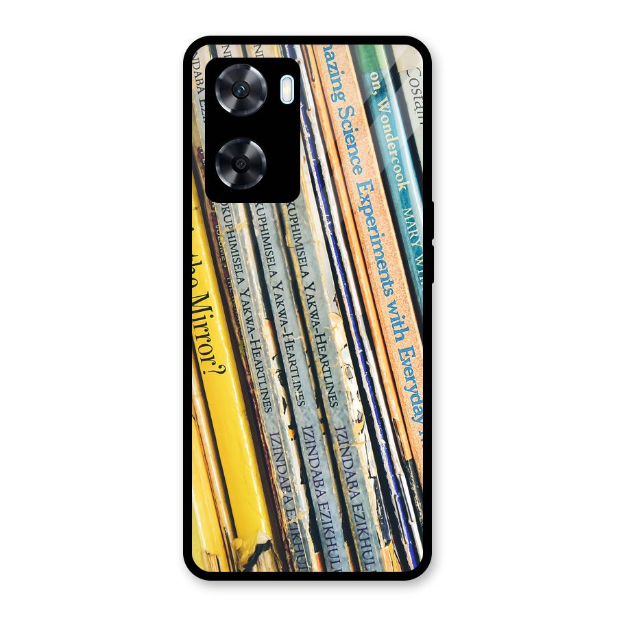 In Love with Books Glass Back Case for Oppo A77