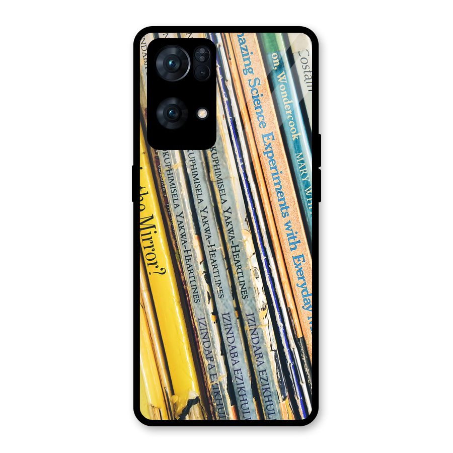 In Love with Books Glass Back Case for Oppo Reno7 Pro 5G