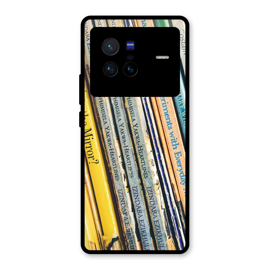 In Love with Books Glass Back Case for Vivo X80