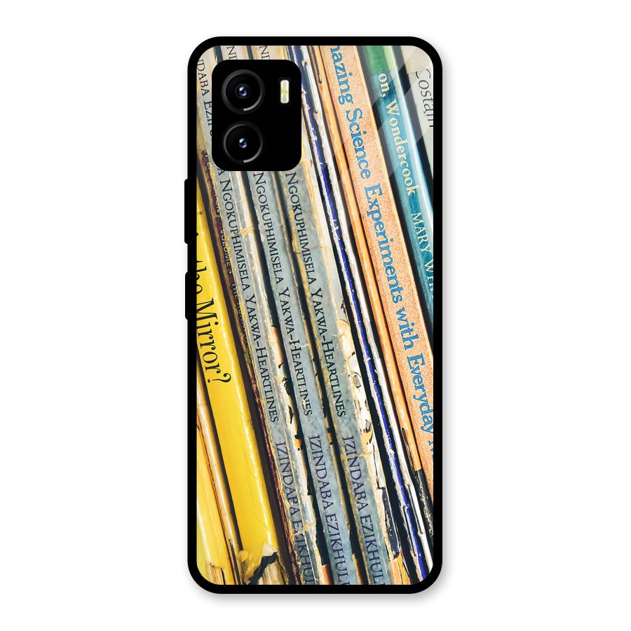 In Love with Books Glass Back Case for Vivo Y15s