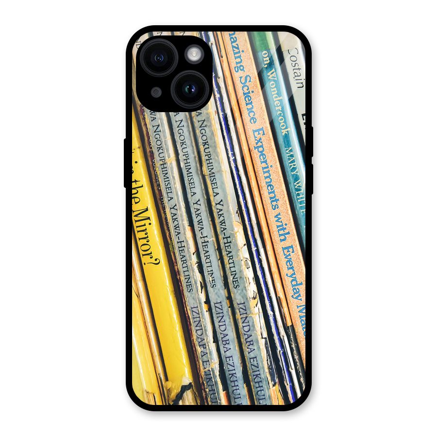 In Love with Books Glass Back Case for iPhone 14