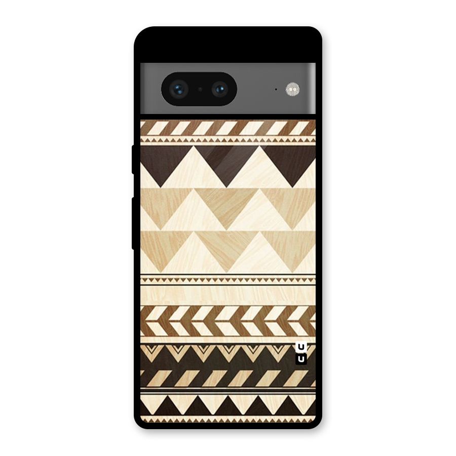 Indie Pattern Work Glass Back Case for Google Pixel 7
