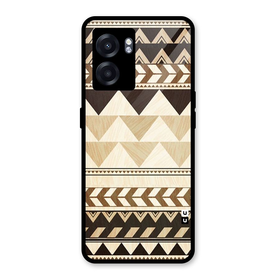 Indie Pattern Work Glass Back Case for Realme Narzo 50 5G