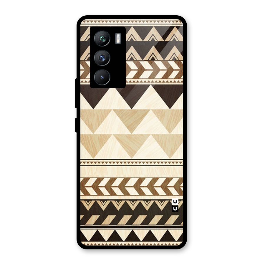 Indie Pattern Work Glass Back Case for Vivo iQOO 9 SE