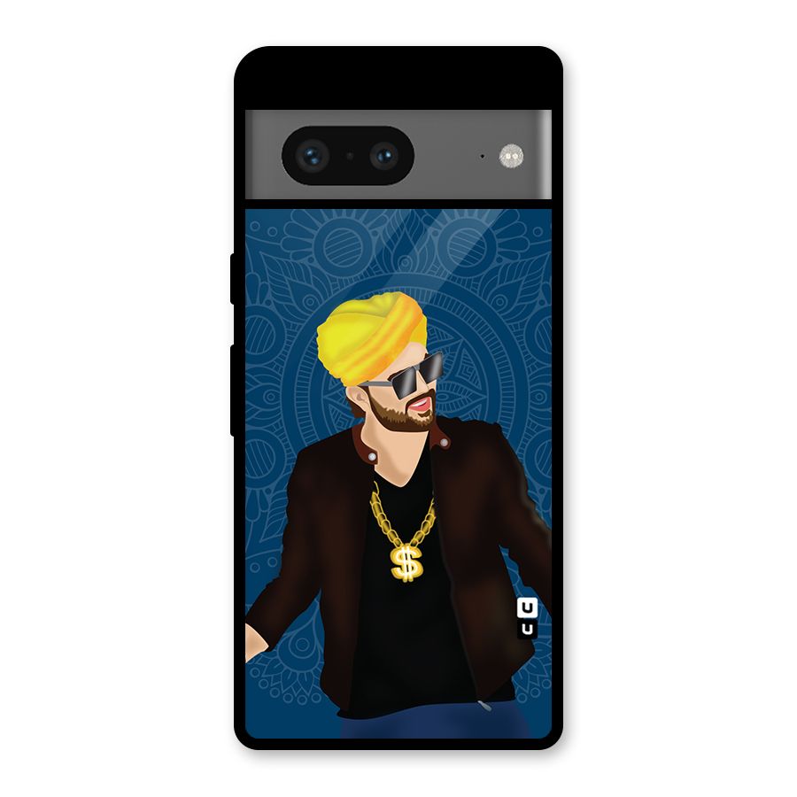 Indie Pop Illustration Glass Back Case for Google Pixel 7