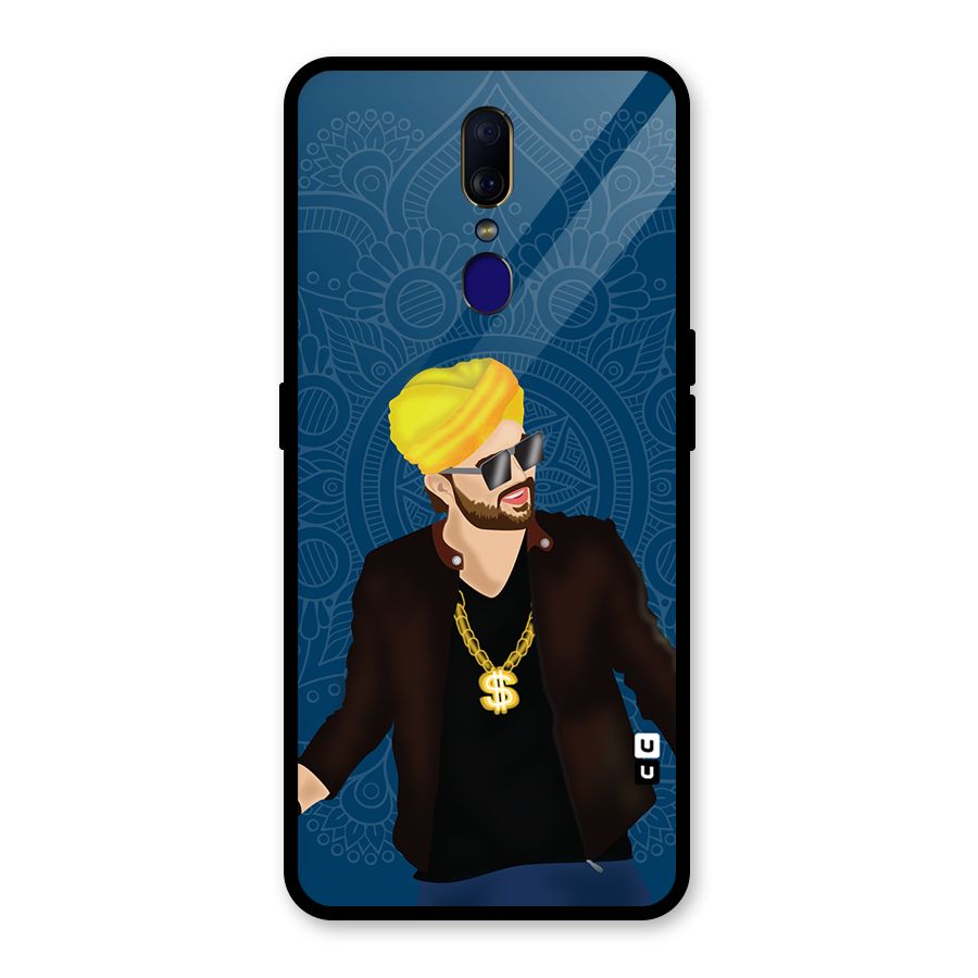 Indie Pop Illustration Glass Back Case for Oppo F11