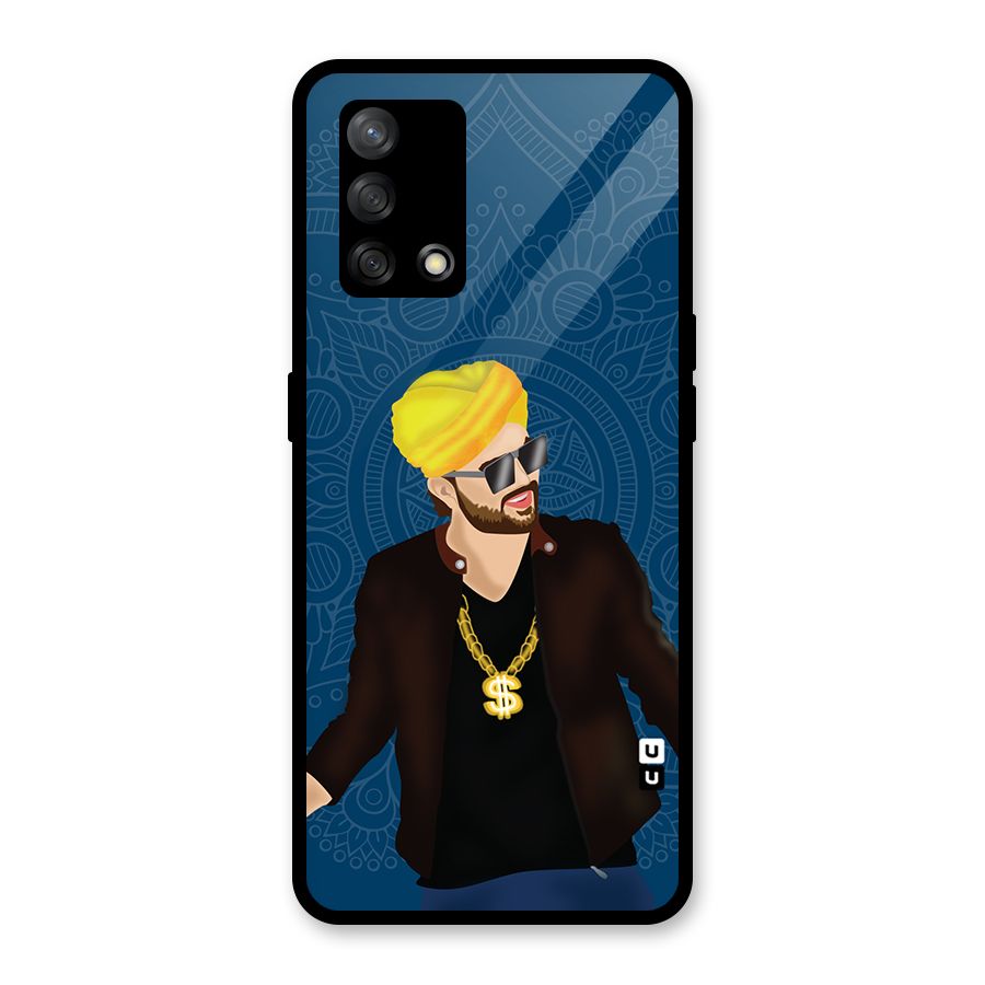 Indie Pop Illustration Glass Back Case for Oppo F19