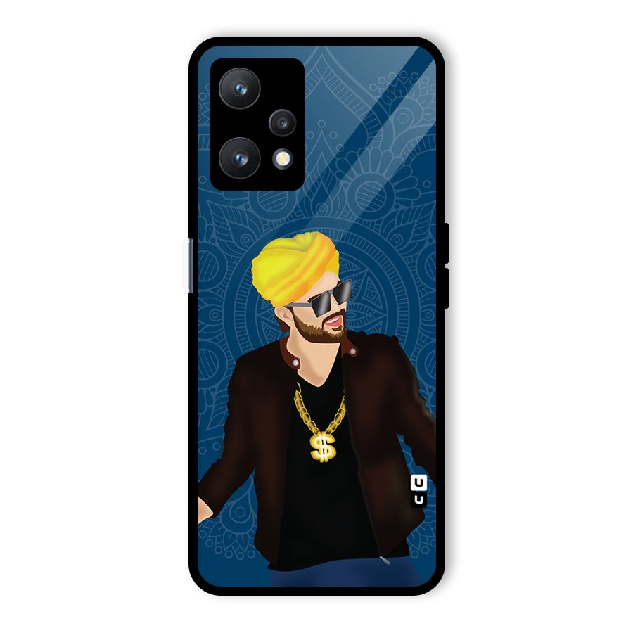 Indie Pop Illustration Glass Back Case for Realme 9 Pro 5G