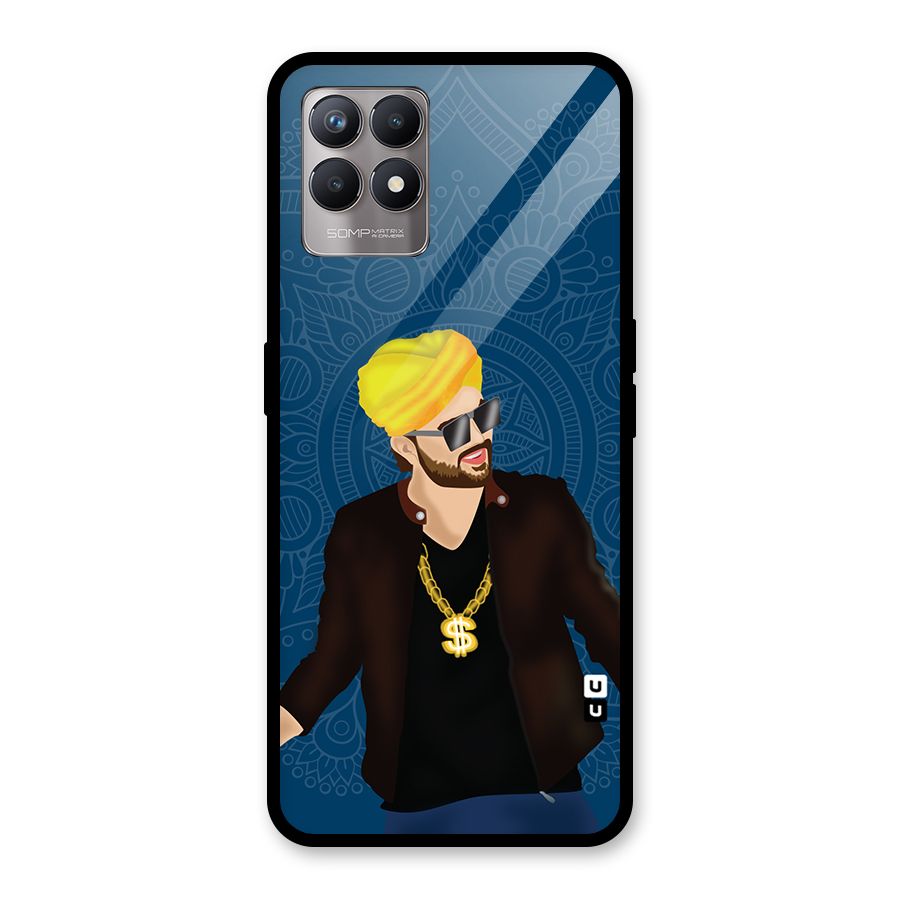Indie Pop Illustration Glass Back Case for Realme Narzo 50