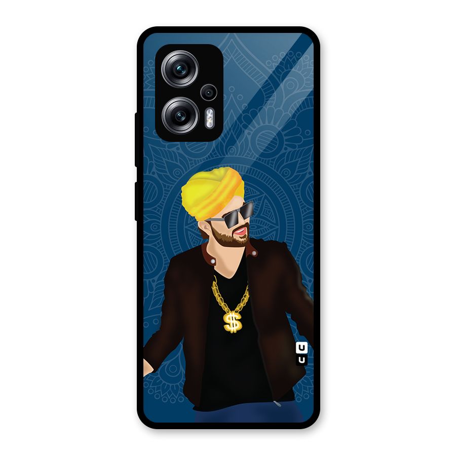 Indie Pop Illustration Glass Back Case for Redmi K50i