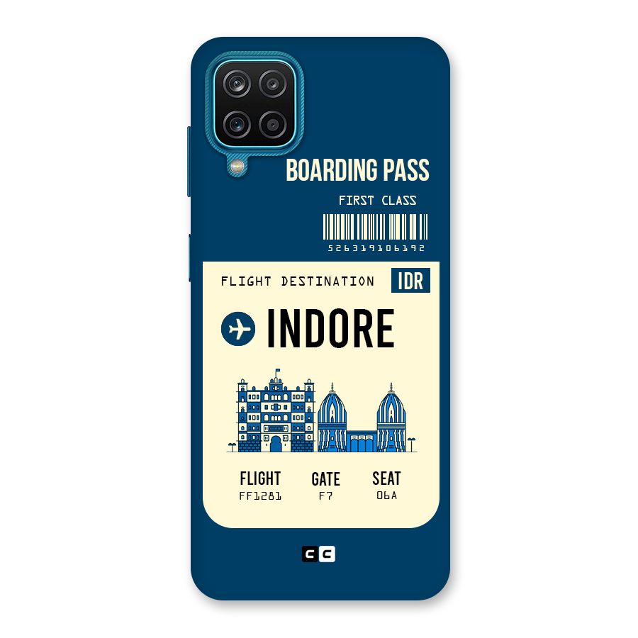 Indore Boarding Pass Back Case for Galaxy F12