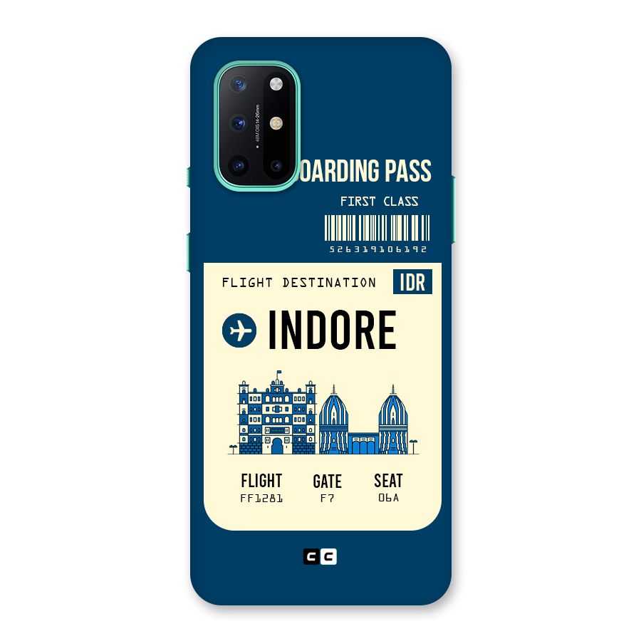 Indore Boarding Pass Back Case for OnePlus 8T