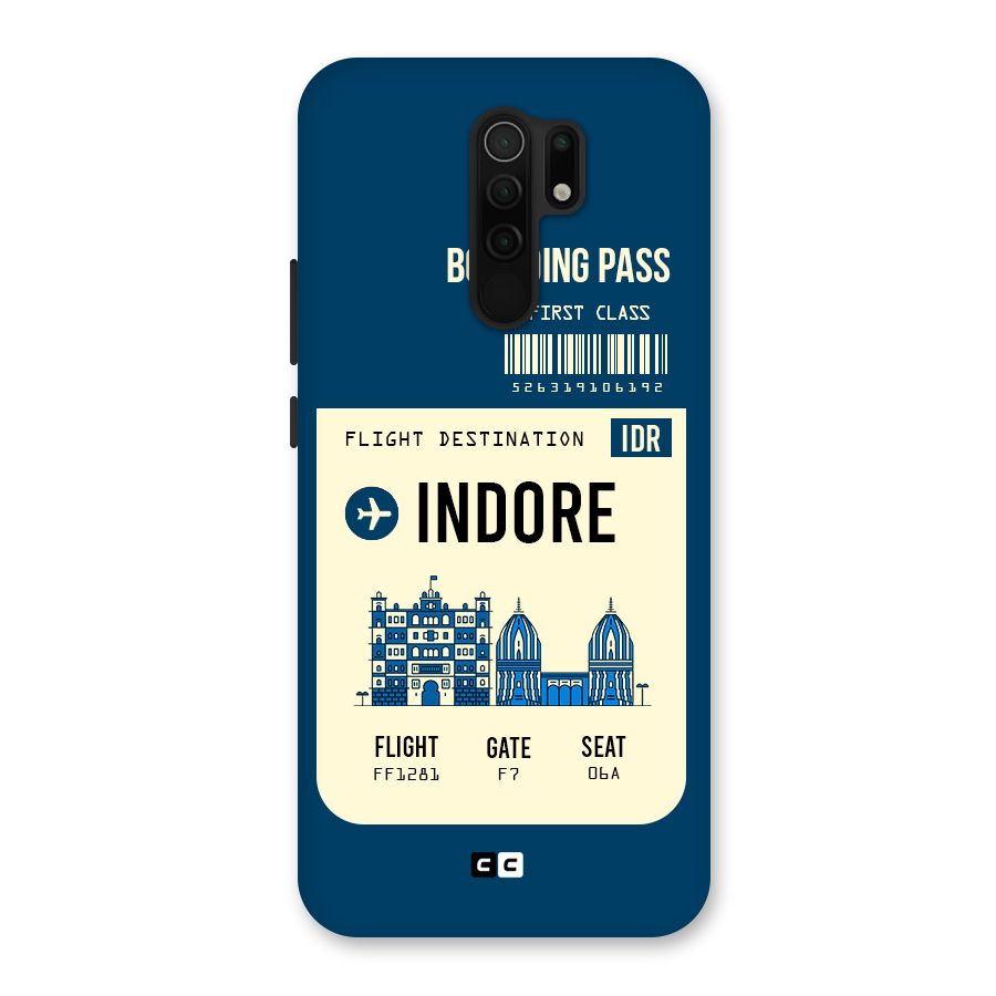 Indore Boarding Pass Back Case for Poco M2