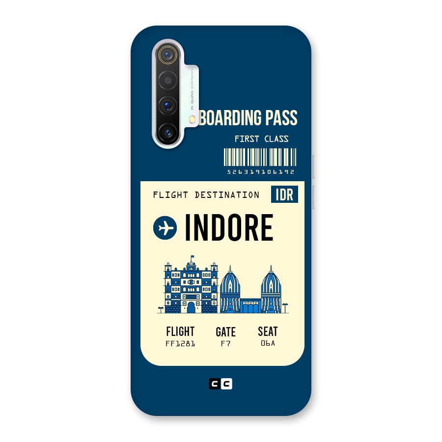 Indore Boarding Pass Back Case for Realme X3