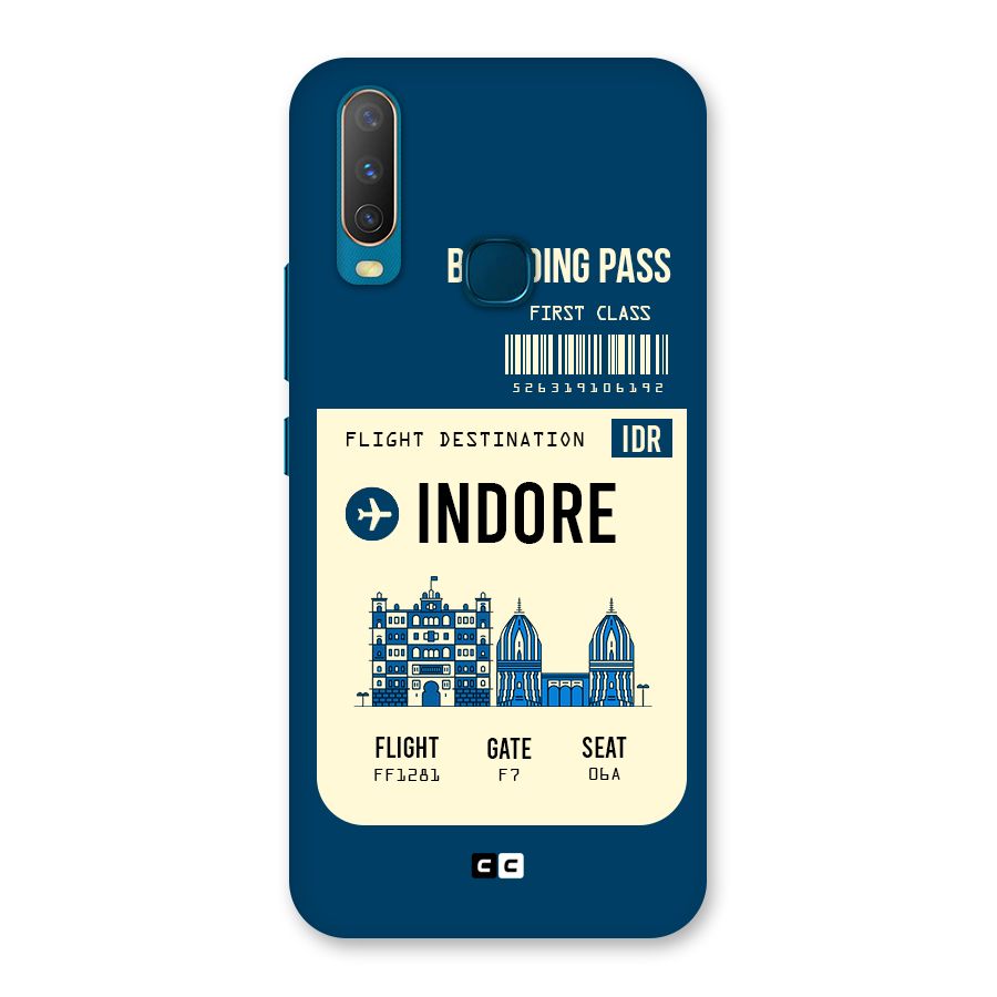 Indore Boarding Pass Back Case for Vivo Y15
